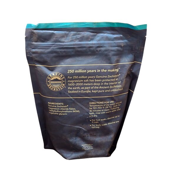 Ancient Minerals Magnesium Bath Flakes Ultra Genuine Zechstein Body & Foot Soak - Picture 3 of 3